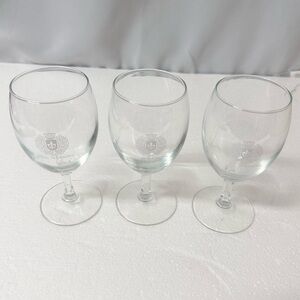 Paul Masson Wine Glasses Set of 3 Vintage‎